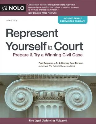 Reprezentuj się w sądzie: Przygotuj się i wygraj sprawę cywilną - Represent Yourself in Court: Prepare & Try a Winning Civil Case