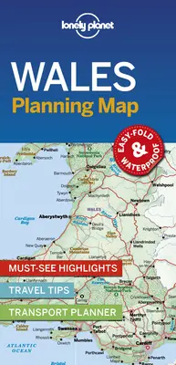 Lonely Planet Mapa Planowania Walii 1 - Lonely Planet Wales Planning Map 1