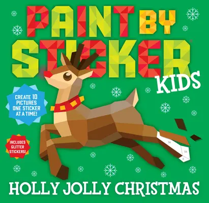 Maluj naklejkami dla dzieci: Wesołe święta - Paint by Sticker Kids: Holly Jolly Christmas