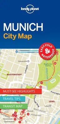 Lonely Planet Monachium - mapa miasta 1 - Lonely Planet Munich City Map 1