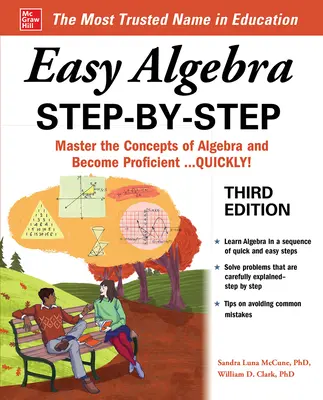 Łatwa algebra krok po kroku, wydanie trzecie - Easy Algebra Step-By-Step, Third Edition