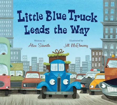 Little Blue Truck Leads the Way: wyściełana książka planszowa - Little Blue Truck Leads the Way Padded Board Book