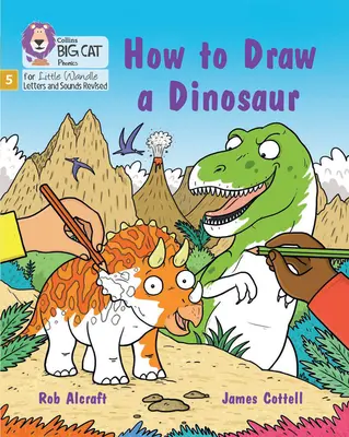 Jak narysować dinozaura - Faza 5 Zestaw 4 Rozciąganie i wyzwanie - How to Draw a Dinosaur - Phase 5 Set 4 Stretch and Challenge