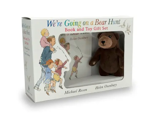 Idziemy na polowanie na niedźwiedzia: książka i zestaw upominkowy z zabawkami - We're Going on a Bear Hunt Book and Toy Gift Set