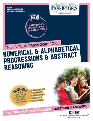 Postęp numeryczny i alfabetyczny oraz rozumowanie abstrakcyjne (CS-30): Passbooks Study Guide - Numerical & Alphabetical Progressions & Abstract Reasoning (CS-30): Passbooks Study Guide