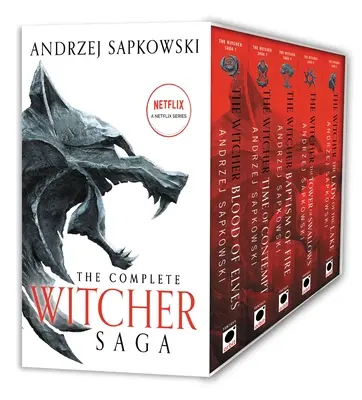 Wiedźmin Boxed Set: Krew Elfów, Czas Pogardy, Chrzest Ognia, Wieża Jaskółki, Pani Jeziora - The Witcher Boxed Set: Blood of Elves, the Time of Contempt, Baptism of Fire, the Tower of Swallows, the Lady of the Lake