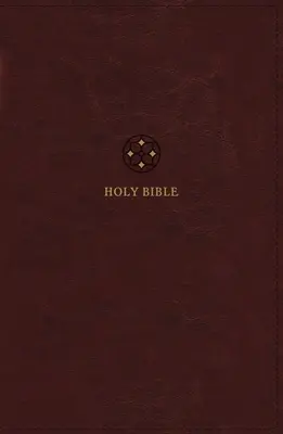 Nrsvue, Pismo Święte, skórzana oprawa, bordowy, wygodny druk - Nrsvue, Holy Bible, Leathersoft, Burgundy, Comfort Print