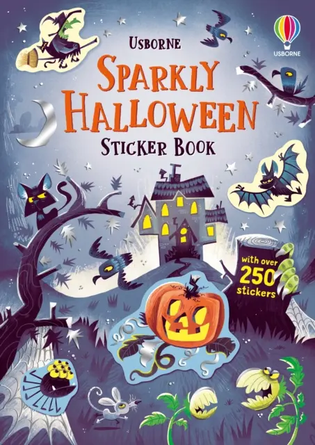 Książka z naklejkami na Halloween - Sparkly Halloween Sticker Book