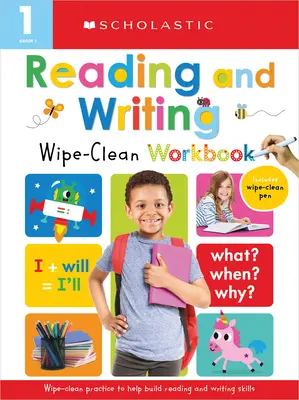 Zeszyt ćwiczeń do nauki czytania/pisania dla pierwszoklasistów: Scholastic Early Learners (Wipe Clean) - First Grade Reading/Writing Wipe Clean Workbook: Scholastic Early Learners (Wipe Clean)