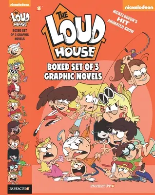 Zestaw pudełkowy „Głośny dom 3 w 1 - Loud House 3 in 1 Boxed Set