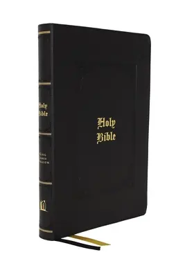 Kjv, Large Print Center-Column Reference Bible, Leathersoft, Black, Red Letter, Comfort Print: Biblia Święta, Wersja Króla Jakuba - Kjv, Large Print Center-Column Reference Bible, Leathersoft, Black, Red Letter, Comfort Print: Holy Bible, King James Version