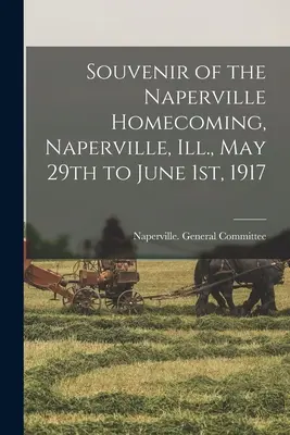 Pamiątka z Naperville Homecoming, Naperville, Ill., 29 maja - 1 czerwca 1917 r. - Souvenir of the Naperville Homecoming, Naperville, Ill., May 29th to June 1st, 1917