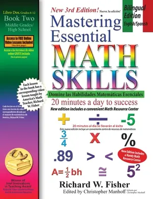 Mastering Essential Math Skills Book 2, wydanie dwujęzyczne - angielski/hiszpański - Mastering Essential Math Skills Book 2, Bilingual Edition - English/Spanish