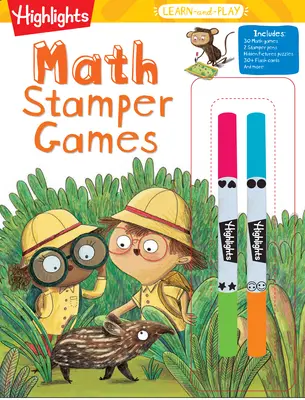 Najważniejsze gry matematyczne do nauki i zabawy - Highlights Learn-And-Play Math Stamper Games