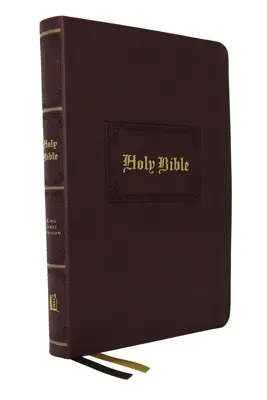 Kjv, Personal Size Large Print Reference Bible, Vintage Series, skórzana miękka, brązowa, czerwona litera, wygodny druk: Biblia Święta, Wersja Króla Jakuba - Kjv, Personal Size Large Print Reference Bible, Vintage Series, Leathersoft, Brown, Red Letter, Comfort Print: Holy Bible, King James Version