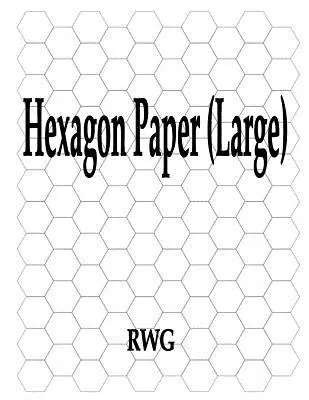 Papier sześciokątny (duży): 100 stron 8,5 x 11 - Hexagon Paper (Large): 100 Pages 8.5 X 11