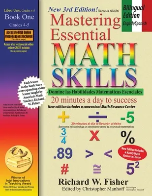 Mastering Essential Math Skills Book 1, wydanie dwujęzyczne - angielski/hiszpański - Mastering Essential Math Skills Book 1, Bilingual Edition - English/Spanish