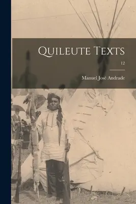 Teksty Quileute; 12 - Quileute Texts; 12