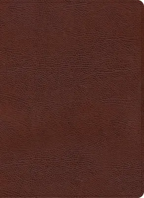 Biblia pastorska CSB, wydanie werset po wersecie, brązowa skóra łączona - CSB Pastor's Bible, Verse-By-Verse Edition, Brown Bonded Leather