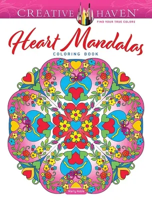 Kolorowanka z mandalami w kształcie serca - Creative Haven - Creative Haven Heart Mandalas Coloring Book