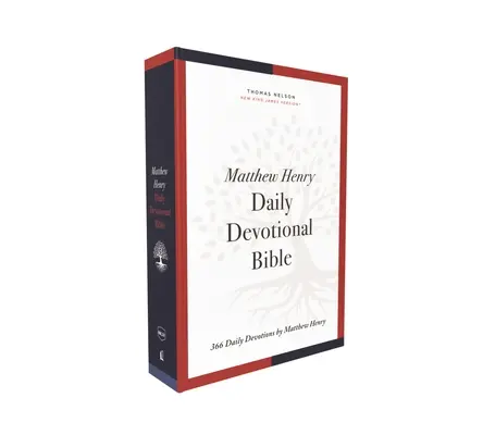 Nkjv, Matthew Henry Daily Devotional Bible, Paperback, Red Letter, Comfort Print: 366 codziennych nabożeństw Matthew Henry'ego - Nkjv, Matthew Henry Daily Devotional Bible, Paperback, Red Letter, Comfort Print: 366 Daily Devotions by Matthew Henry