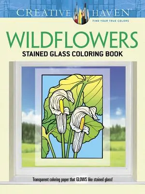 Kolorowanka z witrażami Creative Haven Dzikie kwiaty - Creative Haven Wildflowers Stained Glass Coloring Book