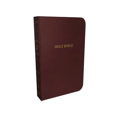 KJV, Thinline Reference Bible, Bonded Leather, Burgundy, z indeksem, Red Letter Edition - KJV, Thinline Reference Bible, Bonded Leather, Burgundy, Indexed, Red Letter Edition