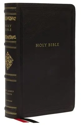 Kjv, Wide-Margin Reference Bible, Sovereign Collection, Leathersoft, Black, Red Letter, Comfort Print: Biblia Króla Jakuba - Kjv, Wide-Margin Reference Bible, Sovereign Collection, Leathersoft, Black, Red Letter, Comfort Print: Holy Bible, King James Version