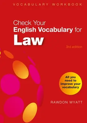 Sprawdź swoje angielskie słownictwo z zakresu prawa: Wszystko, czego potrzebujesz, aby poprawić swoje słownictwo - Check Your English Vocabulary for Law: All You Need to Improve Your Vocabulary