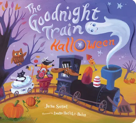 Halloweenowa książka planszowa Goodnight Train: Książka na Halloween dla dzieci - Goodnight Train Halloween Board Book: A Halloween Book for Kids