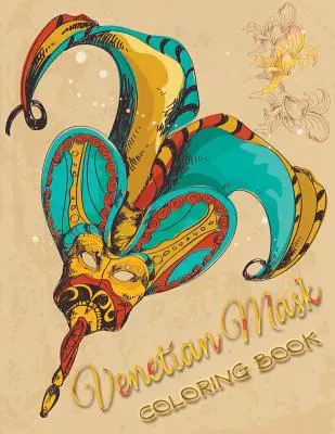 Kolorowanka z maską wenecką - Venetian Mask Coloring Book