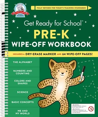 Przygotuj się do szkoły: Zeszyt ćwiczeń dla zerówki - Get Ready for School: Pre-K Wipe-Off Workbook