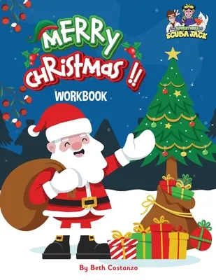 Świąteczny zeszyt ćwiczeń dla dzieci 2-6 - Christmas Activity Workbook for Kids 2-6