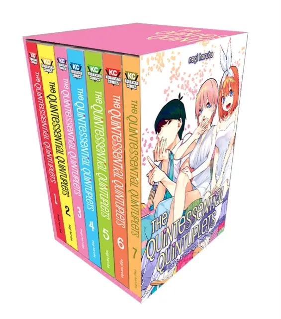 The Quintessential Quintuplets Część 1 Manga Box Set - The Quintessential Quintuplets Part 1 Manga Box Set