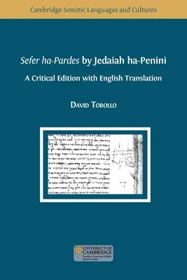 Sefer ha-Pardes autorstwa Jedaiah ha-Penini - Sefer ha-Pardes by Jedaiah ha-Penini