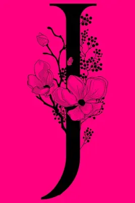 J: Notatnik z inicjałami monogramu: Spersonalizowany dziennik prezentowy z monogramem do pisania - J: Monogram Initial Letter Notebook: Customized Monogrammed Gift Journal To Write In