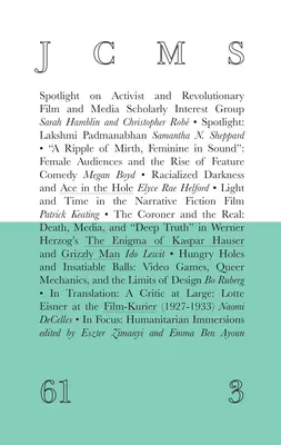 Journal of Cinema and Media Studies, tom 61, nr 3 - Journal of Cinema and Media Studies, Vol. 61, No. 3