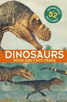 Dinozaury: Książka i karty informacyjne: 128-stronicowa książka i 52 karty faktów - Dinosaurs: Book and Fact Cards: 128-Page Book & 52 Fact Cards