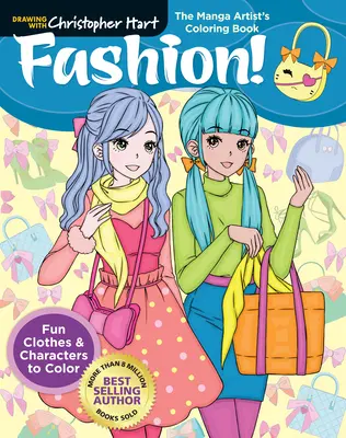 Kolorowanka artysty mangi: Moda! Zabawne ubrania i postacie do pokolorowania - The Manga Artist's Coloring Book: Fashion!: Fun Clothes & Characters to Color