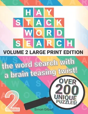 Wyszukiwanie słów w stogu siana (DUŻY DRUK): Tom 2 - wyszukiwanie słów z niespodzianką dla mózgu! - Haystack Wordsearch (LARGE PRINT): Volume 2 - the word search with a brain teasing twist!