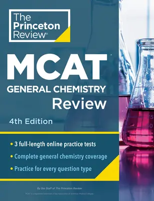 Princeton Review MCAT General Chemistry Review, wydanie 4: Kompletne przygotowanie treści + testy praktyczne - Princeton Review MCAT General Chemistry Review, 4th Edition: Complete Content Prep + Practice Tests