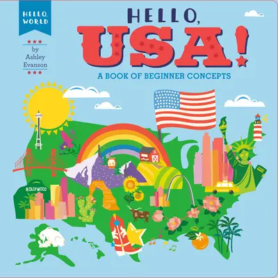 Hello, USA!: Książka z pojęciami dla początkujących - Hello, Usa!: A Book of Beginner Concepts