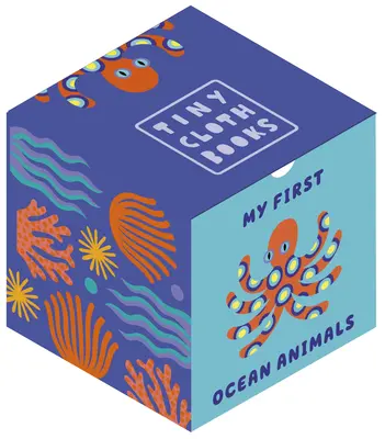 Moje pierwsze zwierzęta oceanu: Książka z tkaniny z pierwszymi słowami o zwierzętach - My First Ocean Animals: A Cloth Book with First Animal Words