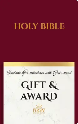 NRSV Updated Edition Gift & Award Bible (imitacja skóry, bordowy) - NRSV Updated Edition Gift & Award Bible (Imitation Leather, Burgundy)