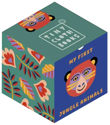 Moje pierwsze zwierzęta w dżungli: Książeczka z materiału z pierwszymi słowami o zwierzętach - My First Jungle Animals: A Cloth Book with First Animal Words