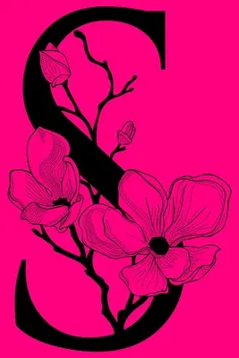 S: Notatnik z inicjałami monogramu: Spersonalizowany dziennik prezentowy z monogramem w linie - S: Monogram Initial Notebook: Customized Monogrammed Lined Gift Journal