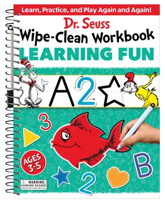 Zeszyt ćwiczeń Dr. Seussa: Nauka przez zabawę: Zeszyt ćwiczeń dla dzieci w wieku 3-5 lat - Dr. Seuss Wipe-Clean Workbook: Learning Fun: Activity Workbook for Ages 3-5