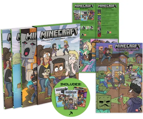 Minecraft Boxed Set (powieści graficzne) - Minecraft Boxed Set (Graphic Novels)