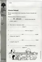 Oxford Reading Tree: Poziom 9: Zeszyty ćwiczeń: Zeszyt ćwiczeń 1: Zielona wyspa i burzowy zamek (pakiet 6) - Oxford Reading Tree: Level 9: Workbooks: Workbook 1: Green Island and Storm Castle ( Pack of 6)