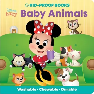 Disney Baby: Zwierzęta dla dzieci Książeczki dla dzieci - Disney Baby: Baby Animals Kid-Proof Books